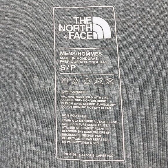Men's North Face  Small Grey Shirt Grouse Grind - Picture 3 of 16